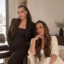 Naomi and Nicole, the founders of NOZAIA, at work together
